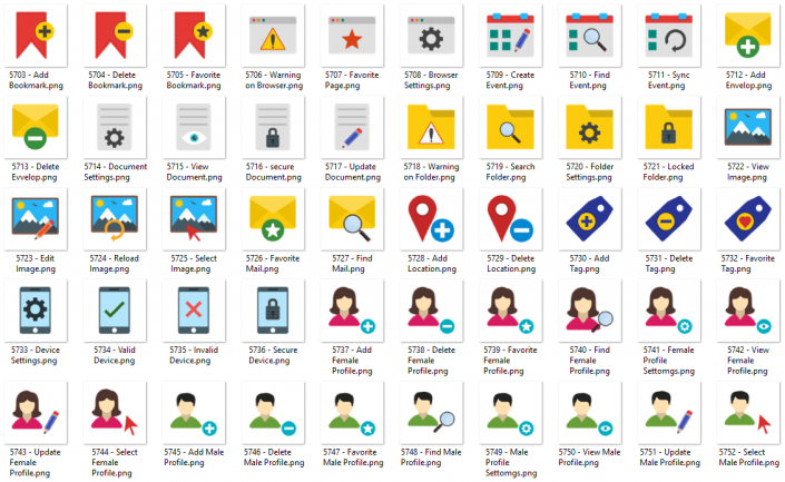 Flat Icon 15 – User Interface