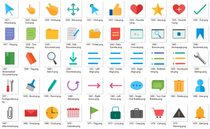 Flat Icon 53 – Interface