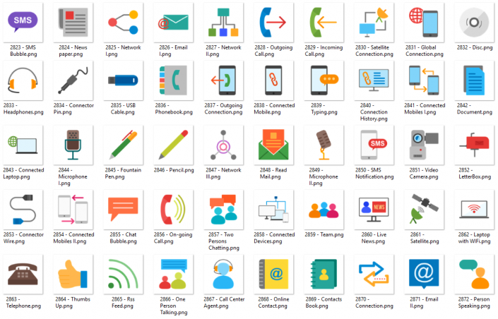 Flat Icon 78 – IT & Communication