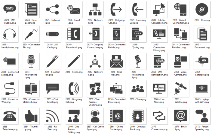 Glyph Icon 78 – IT & Communication