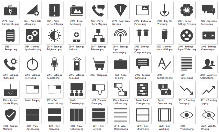 Glyph Icon 81 – Material Design 2of2